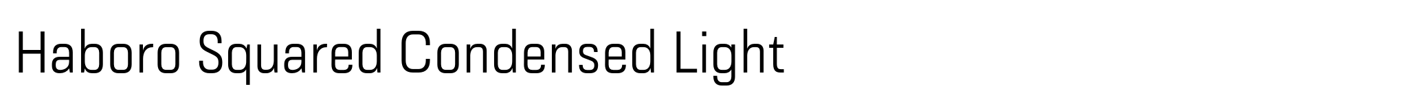 Haboro Squared Condensed Light image